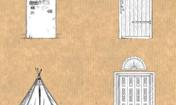 drawings of doors