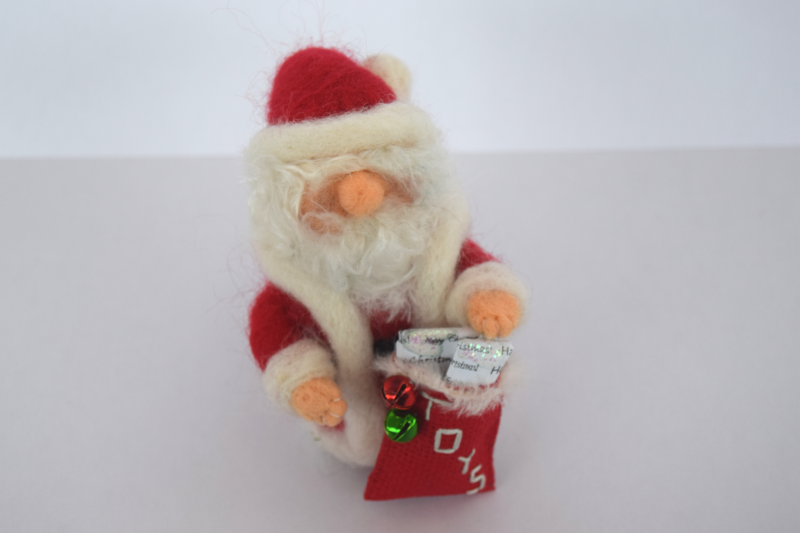 Needle Felt Santa ARC Stockton Arts Centre