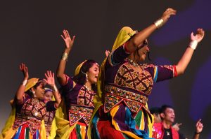 Image of a group of Bollywood dancers