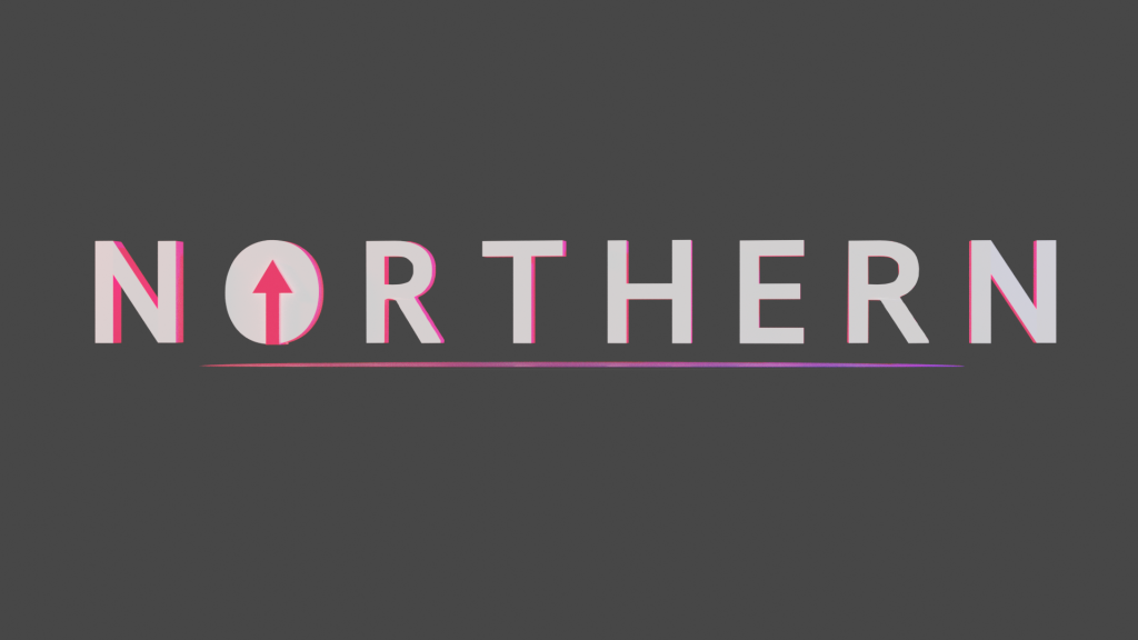 Text reading 'NORTHERN' (with a northerly pointing arrow in the middle of the O)