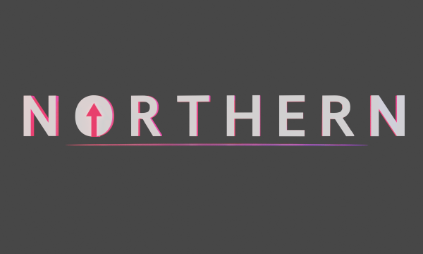 Text reading 'NORTHERN' (with a northerly pointing arrow in the middle of the O)