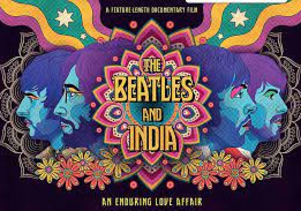 The Beatles and India poster artwork