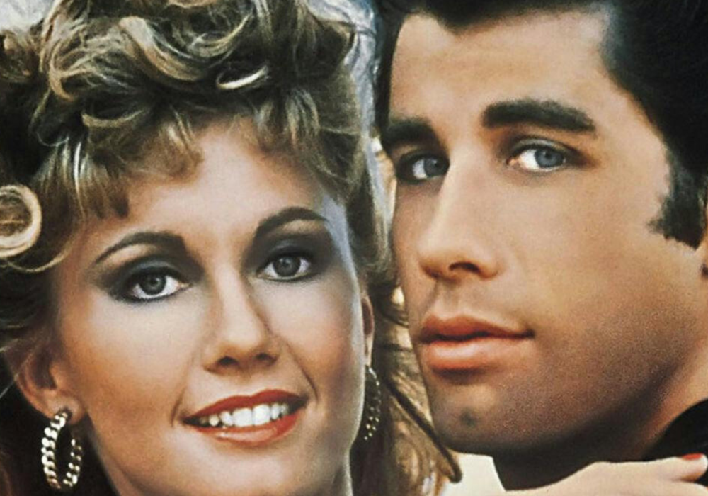 Olivia Newton-John and John Travolta